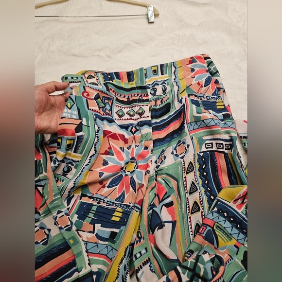 Lafayette 148 Palazzo Patchwork Size 10 - Picture 7 of 10